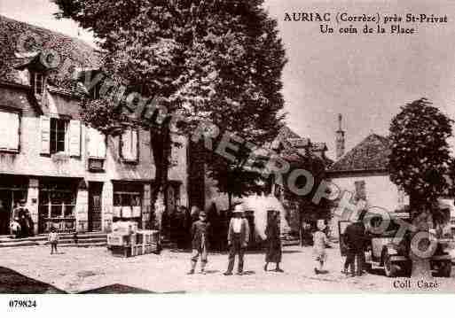 Ville de AURIAC, carte postale ancienne