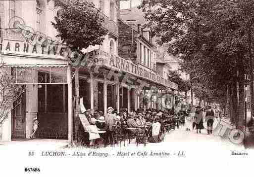 Ville de BAGNERESDELUCHON, carte postale ancienne