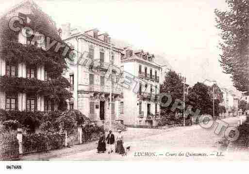 Ville de BAGNERESDELUCHON, carte postale ancienne