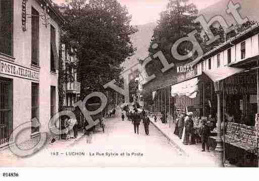 Ville de BAGNERESDELUCHON, carte postale ancienne