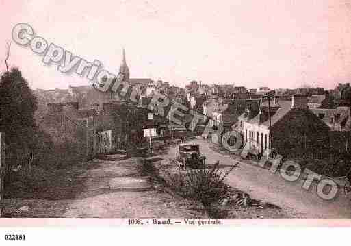 Ville de BAUD, carte postale ancienne