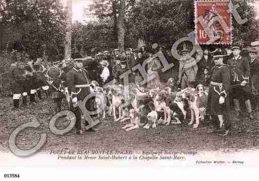 Ville de BEAUMONTLEROGER, carte postale ancienne