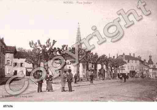 Ville de BOURGENBRESSE, carte postale ancienne Ville de BOURGENBRESSE, carte postale ancienne