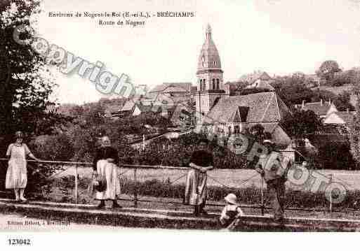 Ville de BRECHAMPS, carte postale ancienne