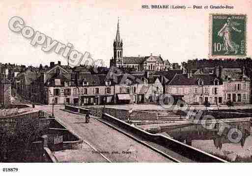 Ville de BRIARE, carte postale ancienne