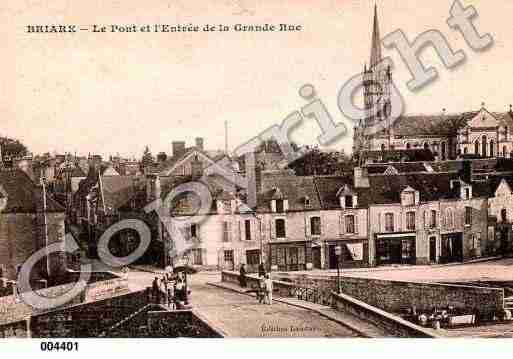 Ville de BRIARE, carte postale ancienne