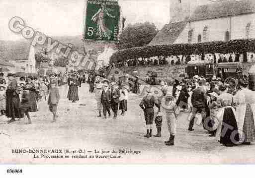 Ville de BUNOBONNEVAUX, carte postale ancienne