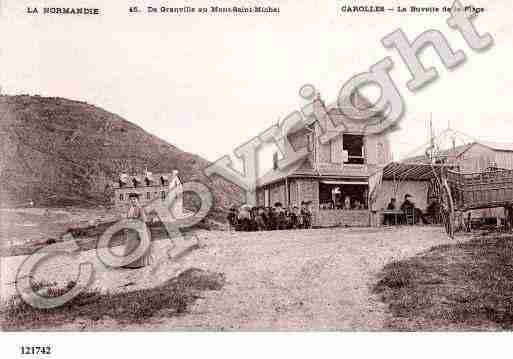 Ville de CAROLLES, carte postale ancienne