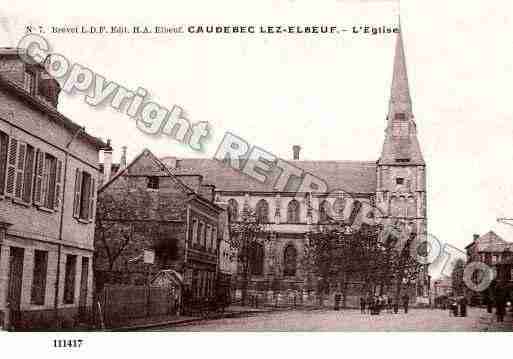 Ville de CAUDEBECLESELBEUF, carte postale ancienne