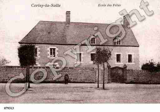 Ville de CERISYLASALLE, carte postale ancienne