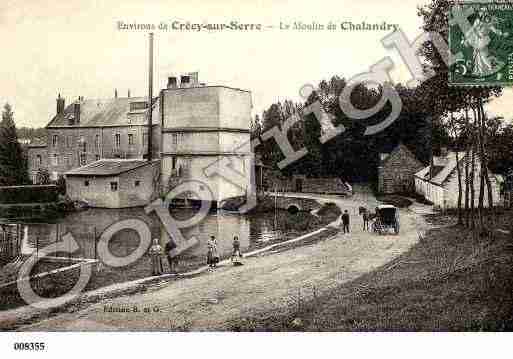 Ville de CHALANDRY, carte postale ancienne