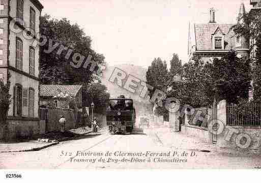 Ville de CHAMALIERES, carte postale ancienne