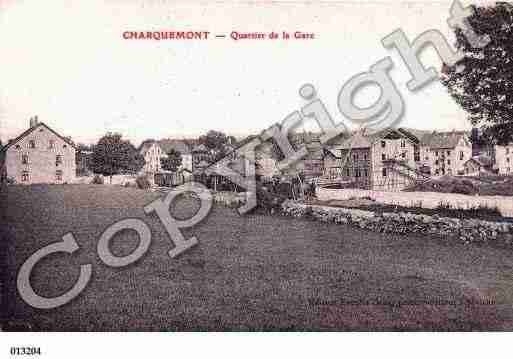 Ville de CHARQUEMONT, carte postale ancienne Ville de CHARQUEMONT, carte postale ancienne