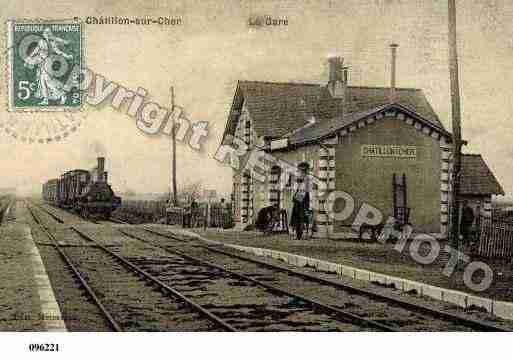 Ville de CHATILLONSURCHER, carte postale ancienne Ville de CHATILLONSURCHER, carte postale ancienne