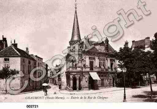 Ville de CHAUMONT, carte postale ancienne