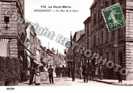 Ville de CHAUMONT, carte postale ancienne