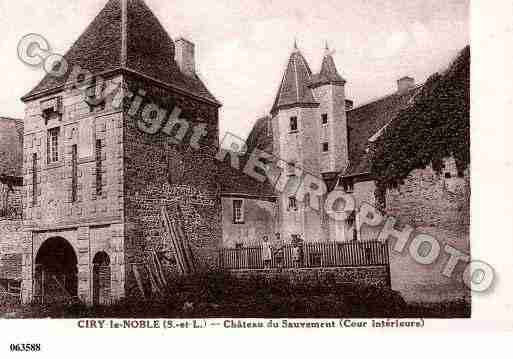 Ville de CIRYLENOBLE, carte postale ancienne