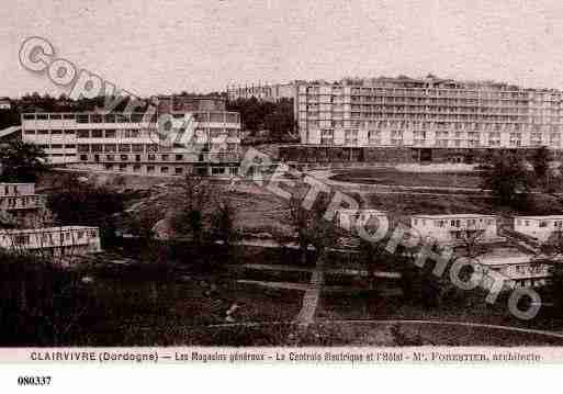 Ville de CLAIRVIVRE, carte postale ancienne