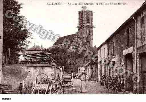 Ville de CLAMECY, carte postale ancienne