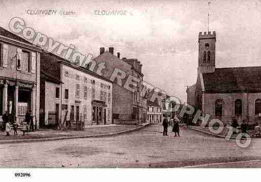 Ville de CLOUANGE, carte postale ancienne