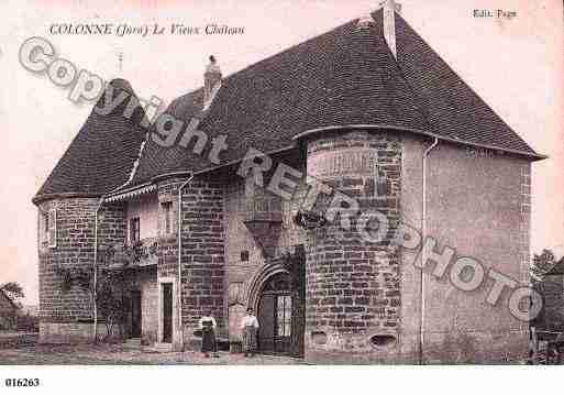 Ville de COLONNE, carte postale ancienne