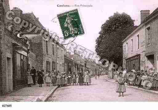 Ville de COULANSSURGEE, carte postale ancienne