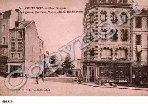Ville de COUTANCES, carte postale ancienne