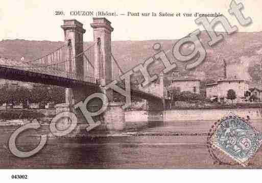 Ville de COUZONAUMONTD'OR, carte postale ancienne