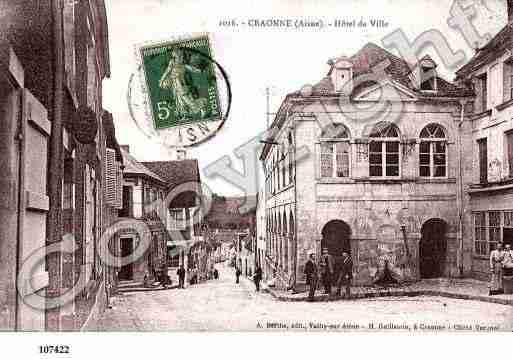 Ville de CRAONNE, carte postale ancienne