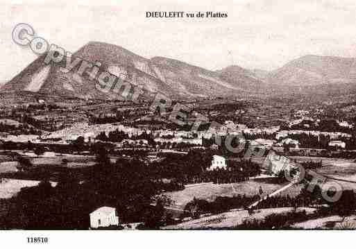 Ville de DIEULEFIT, carte postale ancienne