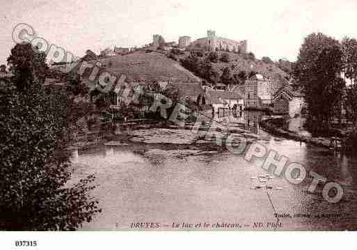 Ville de DRUYESLESBELLESFONTAINES, carte postale ancienne