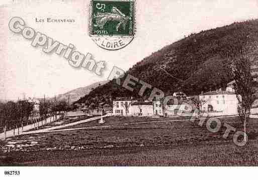 Ville de ECHANEAUX(LES), carte postale ancienne