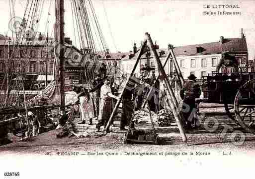 Ville de FECAMP, carte postale ancienne