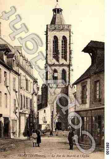 Ville de FELLETIN, carte postale ancienne