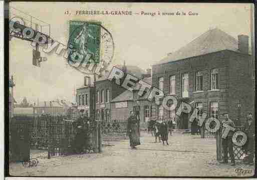 Ville de FERRIERELAGRANDE, carte postale ancienne