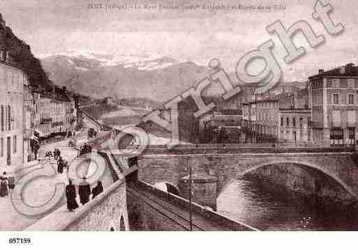 Ville de FOIX, carte postale ancienne