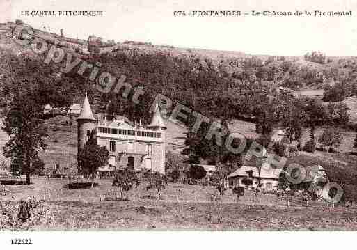 Ville de FONTANGES, carte postale ancienne