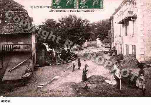 Ville de GAGNACSURCERE, carte postale ancienne