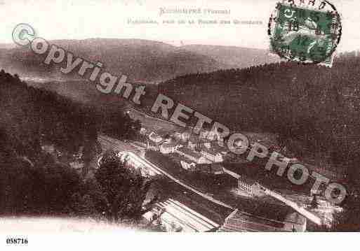 Ville de GERARDMER, carte postale ancienne