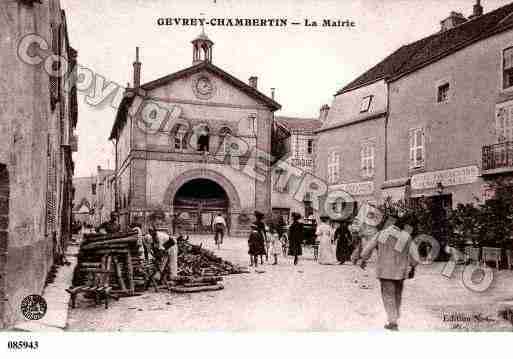 Ville de GEVREYCHAMBERTIN, carte postale ancienne