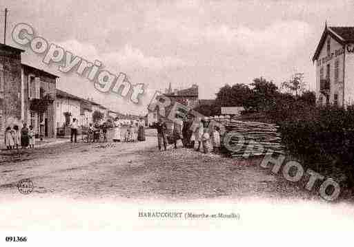 Ville de HARAUCOURT, carte postale ancienne