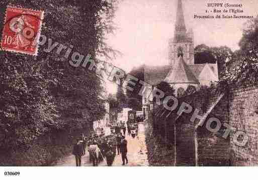 Ville de HUPPY, carte postale ancienne