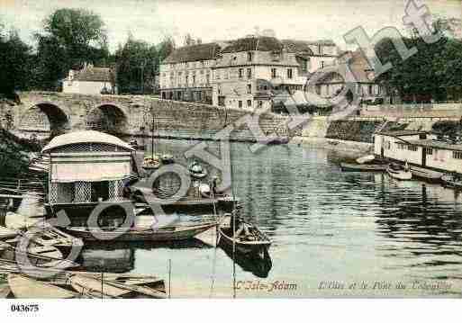 Ville de ISLEADAM(L'), carte postale ancienne