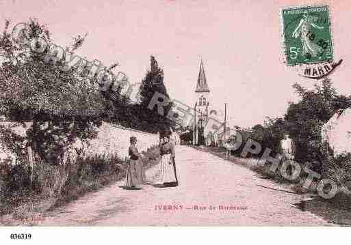 Ville de IVERNY, carte postale ancienne