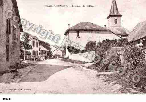 Ville de JONZIEREPAGNY, carte postale ancienne