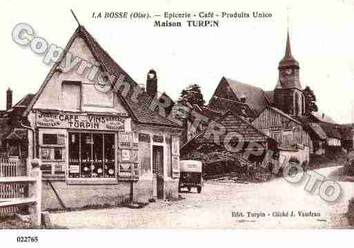 Ville de LABOSSE, carte postale ancienne