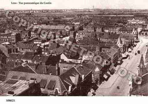 Ville de LENS, carte postale ancienne