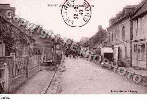 Ville de LIEUREY, carte postale ancienne