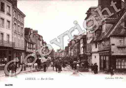 Ville de LISIEUX, carte postale ancienne