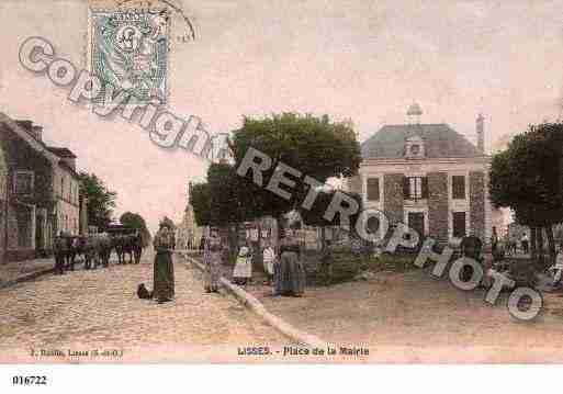 Ville de LISSES, carte postale ancienne